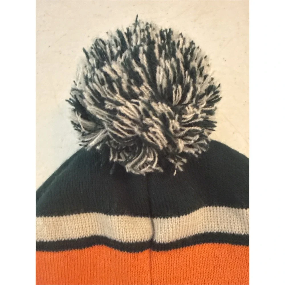 Jagermeister NHL Dark Green Orange & White Winter Beanie Stocking Hat Cap
